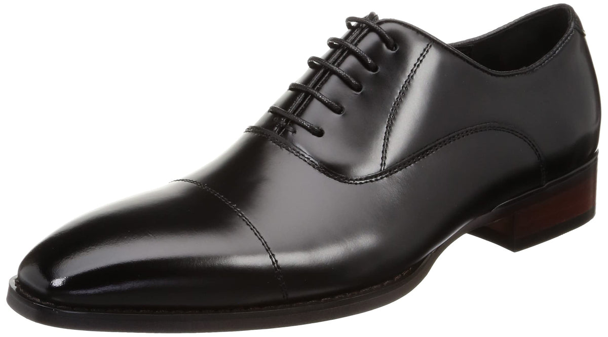 Christian Carano(クリスチャンカラノ) Men's Straight tip Business Shoes, Black, 28.5 cm