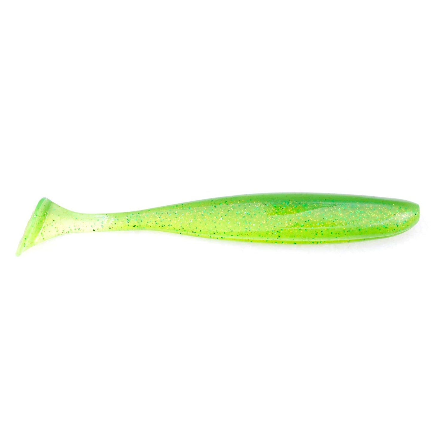 KEITECH 424 Lures Easy Shiner, 4-Inch, Lime/Shart