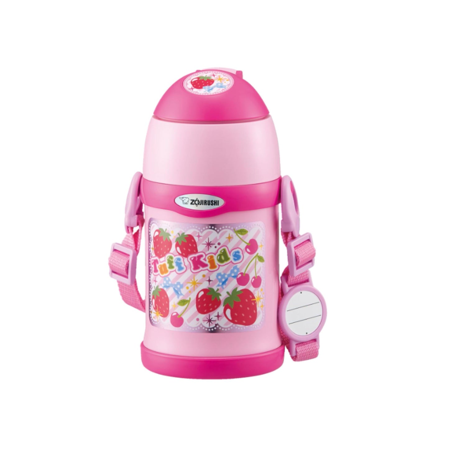 ZOJIRUSHI Canteen 2-Way Cup & Straw Stainless Steel Bottle 450ml Pink SC-ZT45-PA