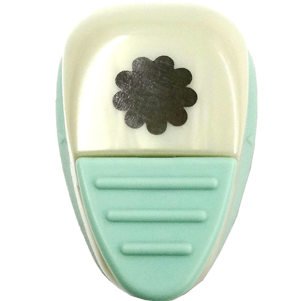 Kuretake Paper Punch KurePunsh Small Light Blue Body, Cookie Flower Shape (5002500036)