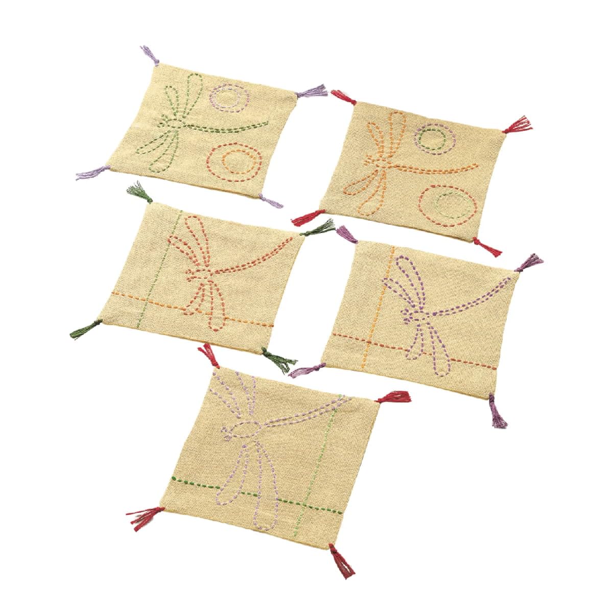 160 quilting kit coaster Akane dragonfly Orimupasu