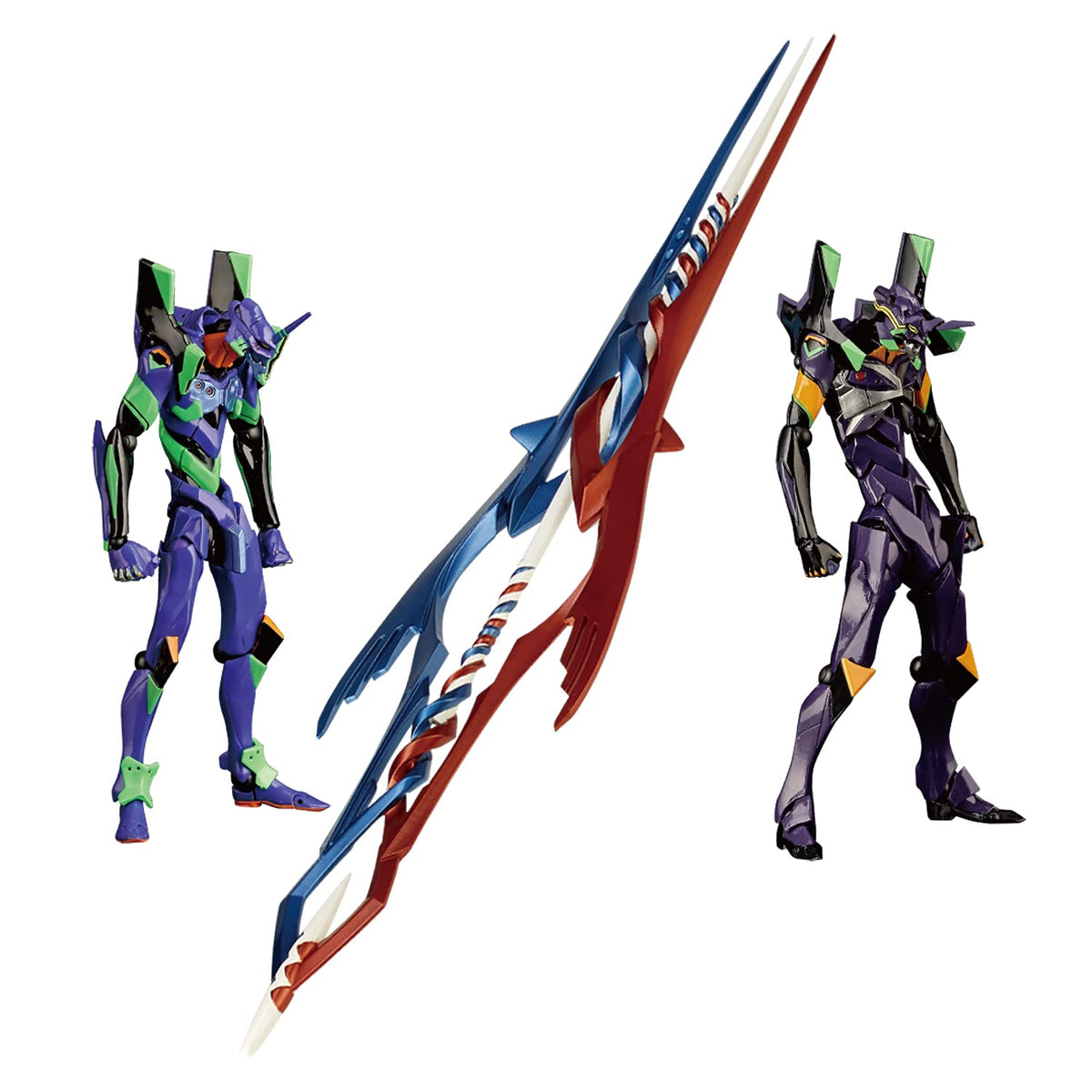 Kaiyodo Evangelion Unit 1 & Evangelion Unit 13 + Gaius's Spear