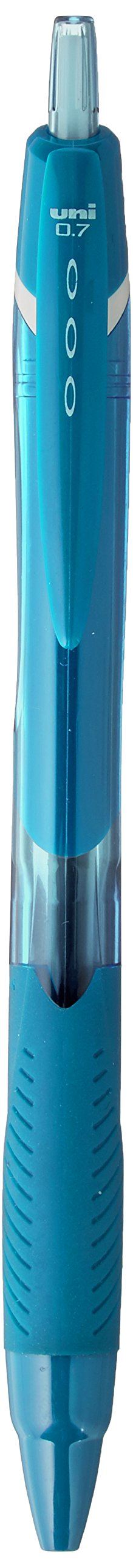 Uni Jetstream Color Knock Ballpoint Pen, 0.7mm, Light Blue (SXN150C07.8)