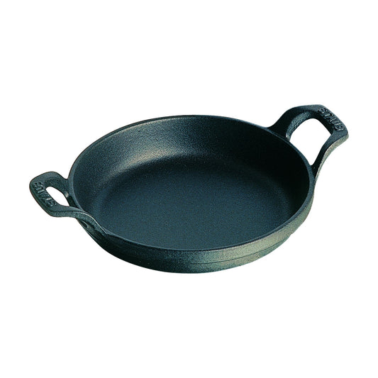 Staub ストウブ() Two-Handled Pot, ラウンド16cm, Black (Black 19-3911tcx)