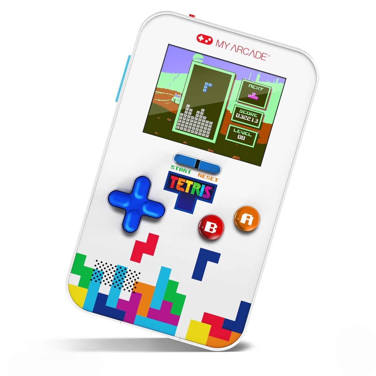 My Arcade Tetris Go Gamer: Tetris Handheld, Preloaded with 300 Additional Games, 2.5 Inch Screen
