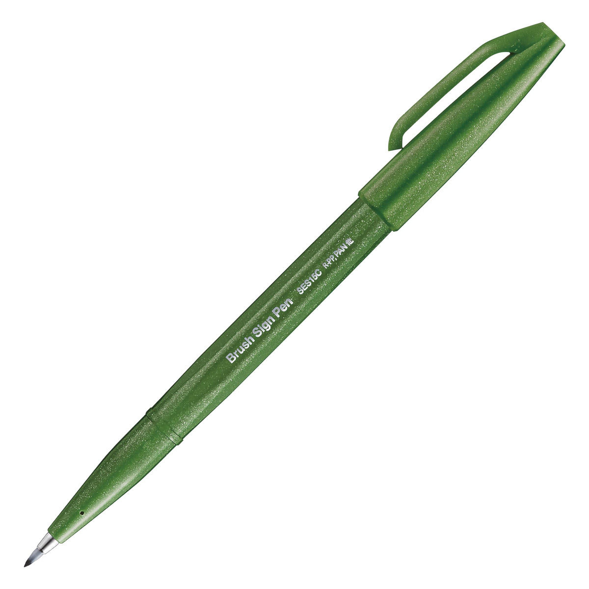 Pentel Brush Sign Pen Olive Green