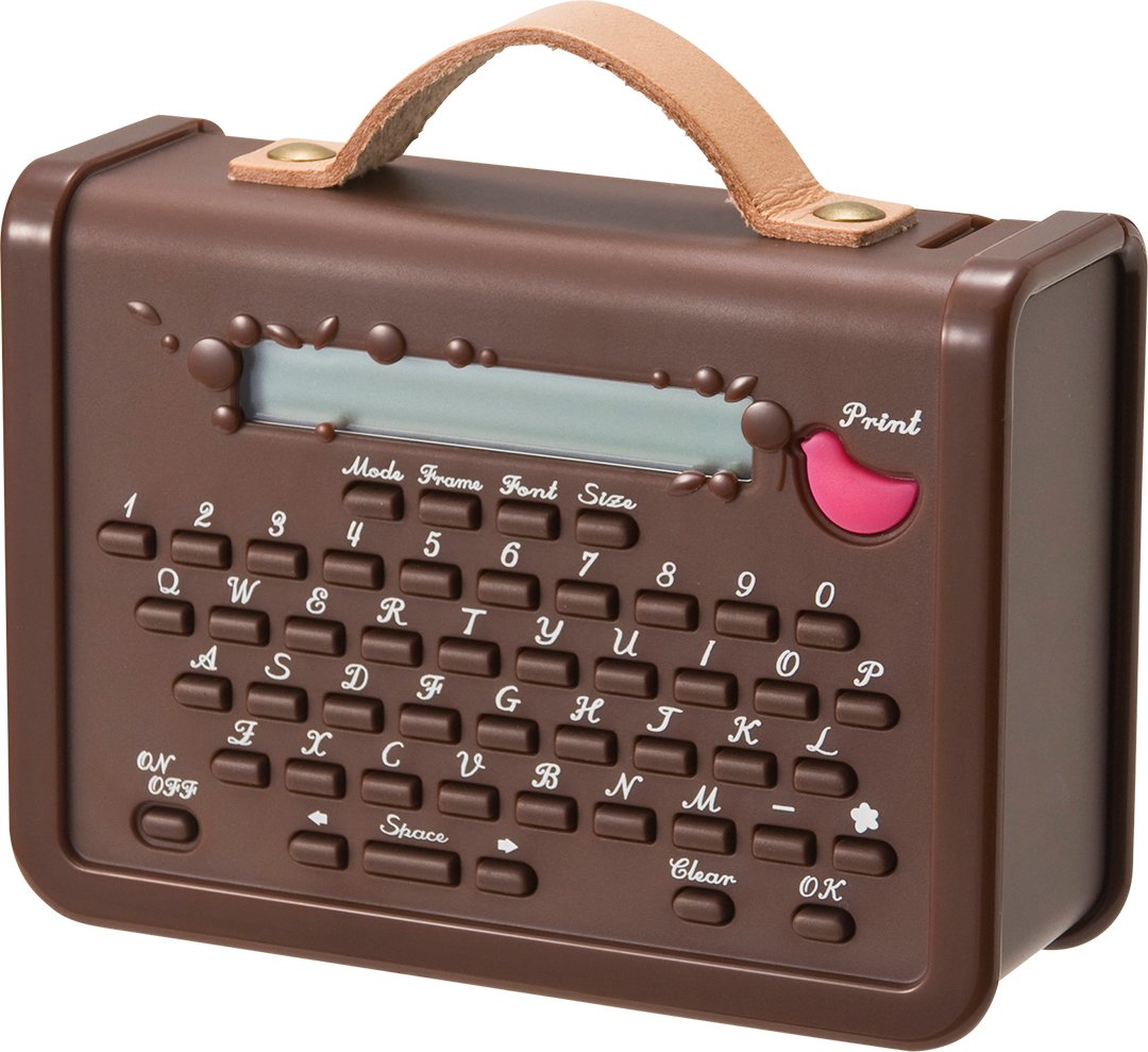 KING JIM Masking tape printer "Koharu" MP10 Cha Brown