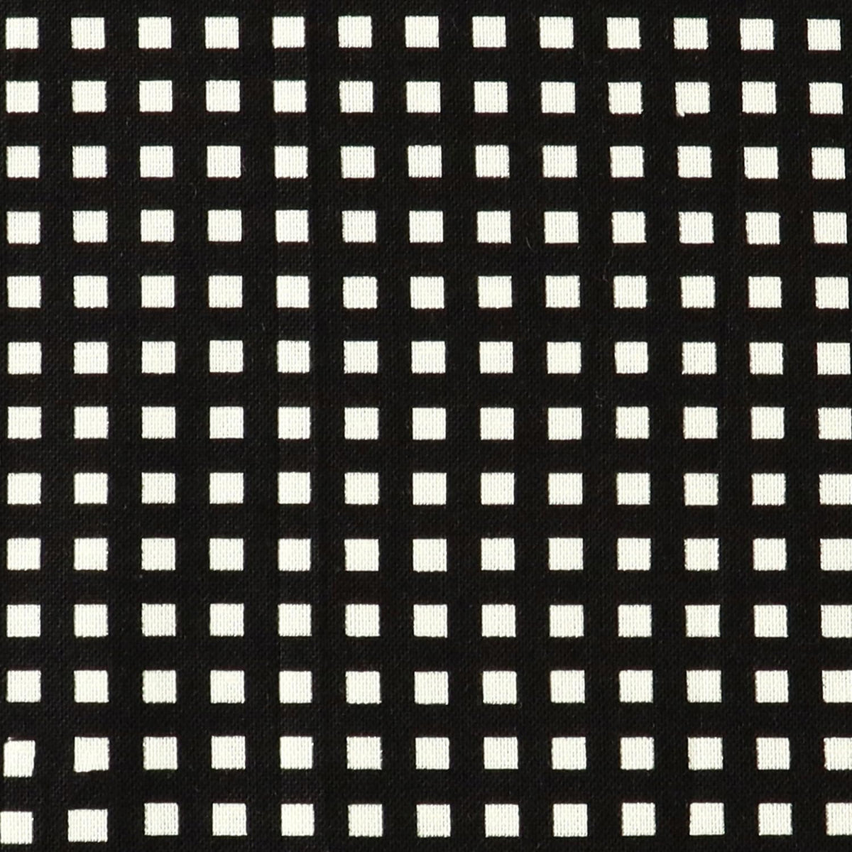 NBK Colorful Plaid Printed Fabric Nordic Style, blk