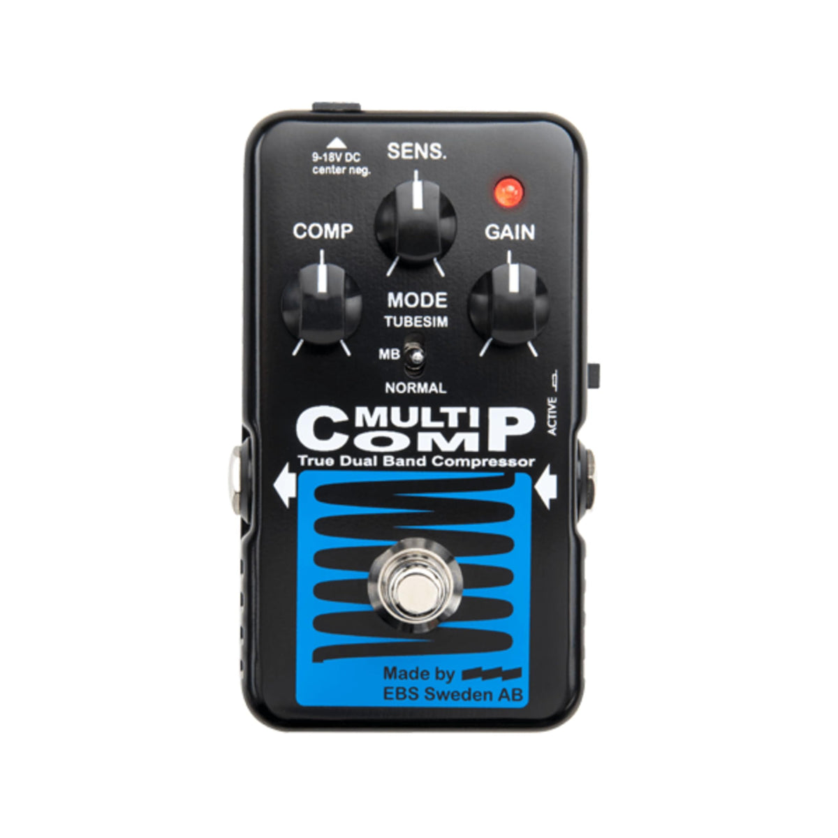 EBS MultiComp Blue Label Bass Compressor Pedal