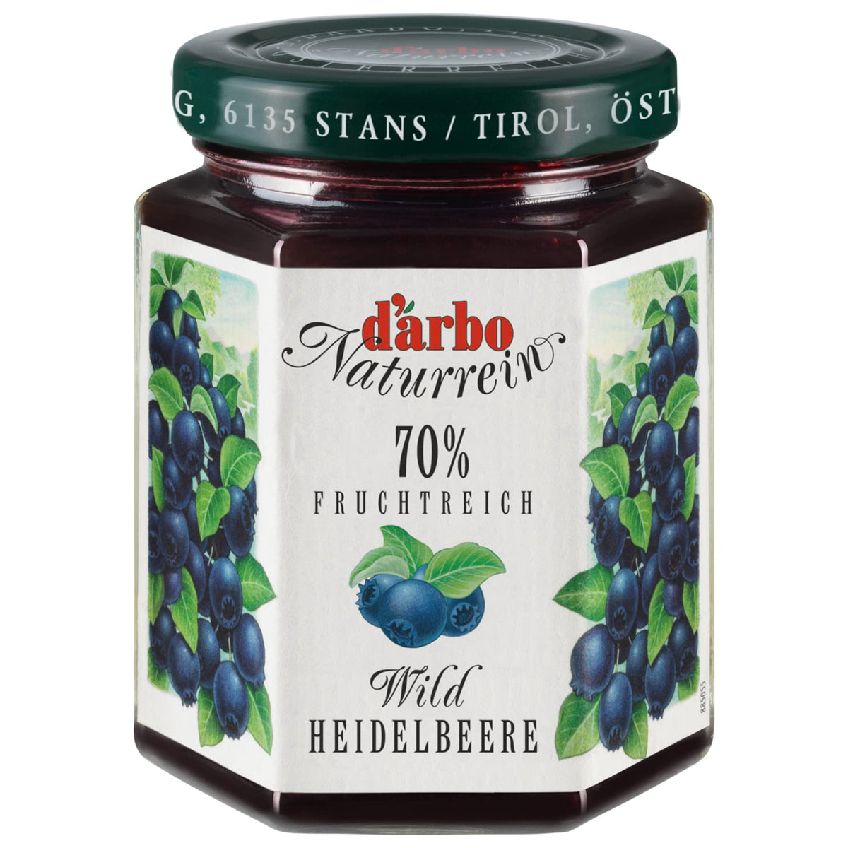 Darbo Naturrein Fruchtreich Konfitüre - Wildheidelbeer - 200 g