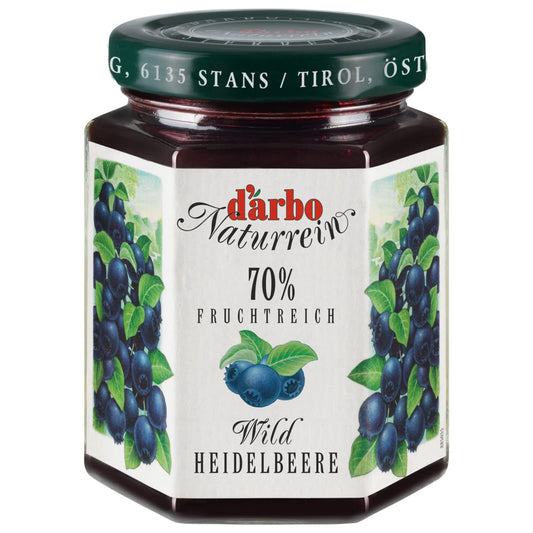 Darbo Naturrein Fruchtreich Konfitüre - Wildheidelbeer - 200 g