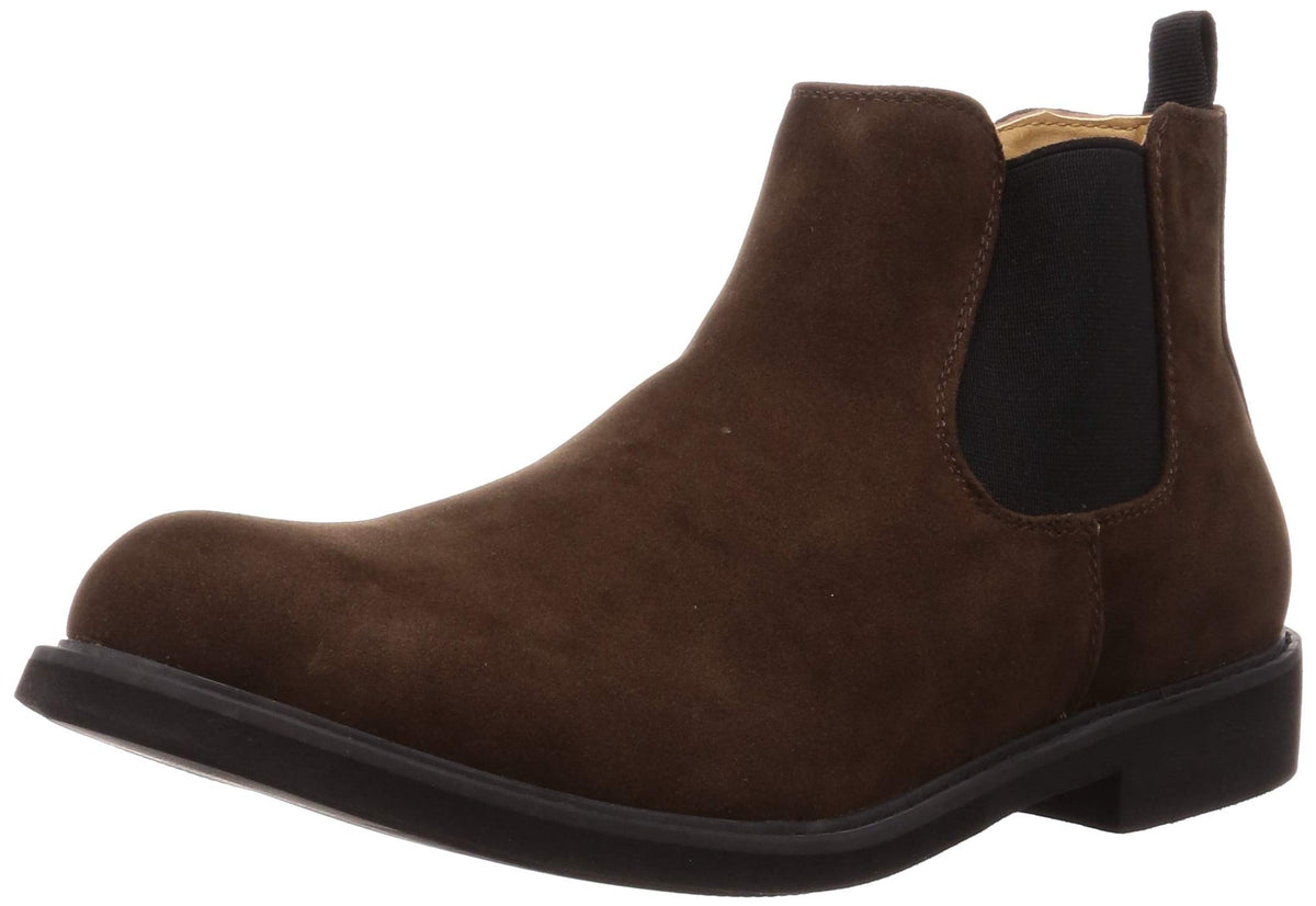 SANA Plus 2351 Side Gore Boots, Dark Brown, US Men's Size 8.5 (26.5 cm)