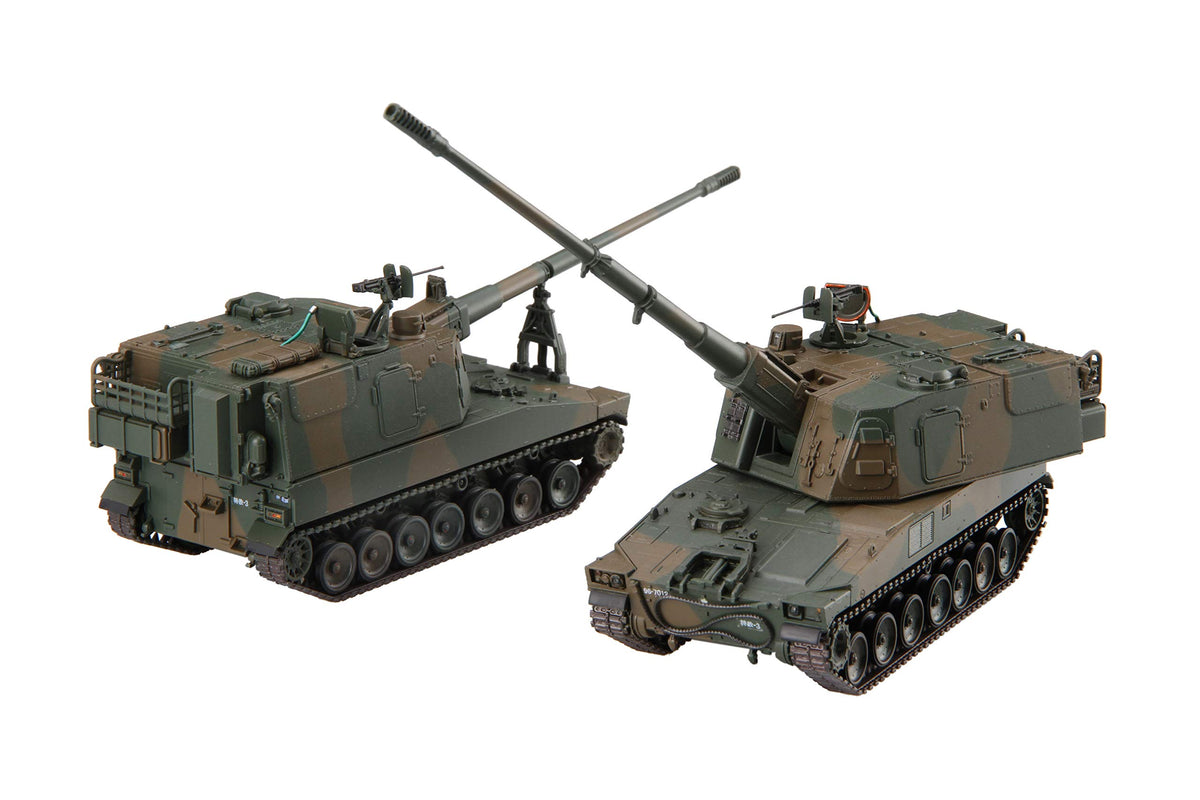 Fujimi Model ML11 1/72 Military Series No. 11 Ground Self-Defense Force Type 99 Self-Propelled 6.1 inches (155 mm) Cane Plastic Model
