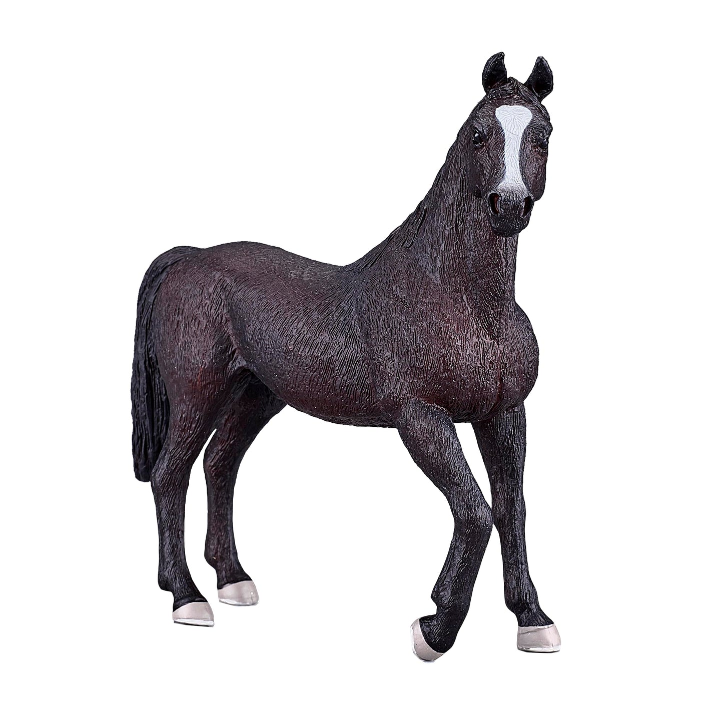 MOJO - Arabian Stallion Black Horse | Hand-Painted Toy Figure | Horses World Collection | True to Life & Highly Detailed | Designed in UK