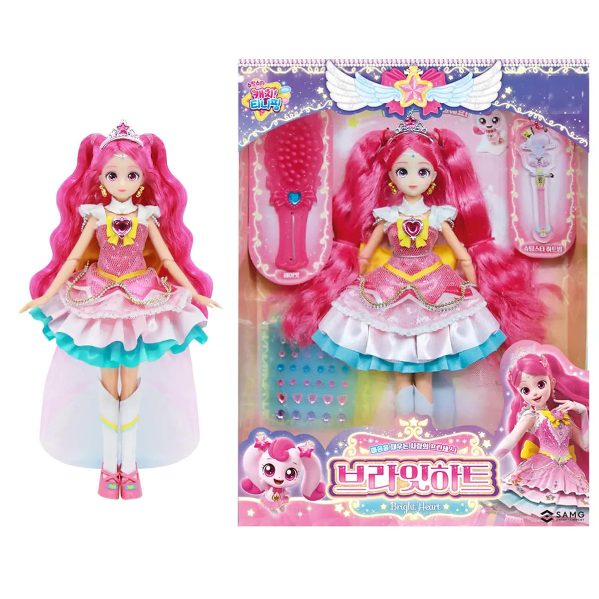 Catch Teenieping 5, Teenieping Friends Color Change Princess Ornamental Figure-Shaped Display Item, 브라잇하트
