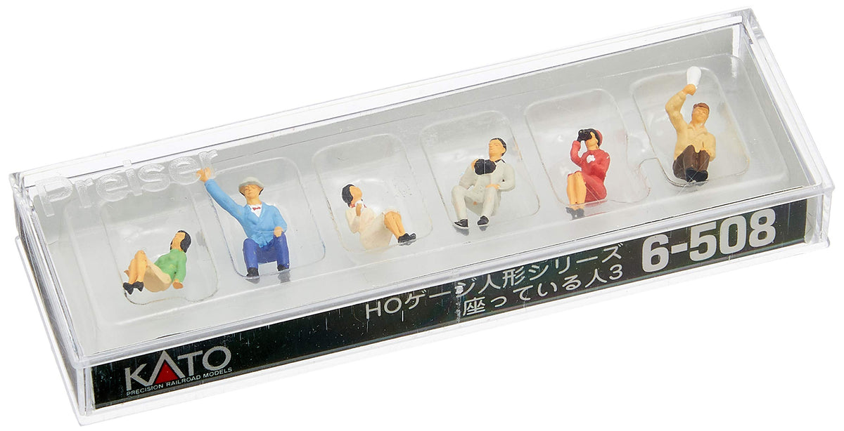 Kato 6-508 Ho Seated Spectators 3 by Kato USA, Inc.