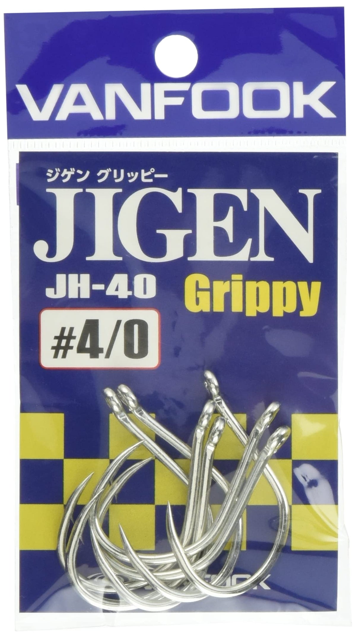 VANFOOK JH-40#4/0 Jiggen Grip Silver
