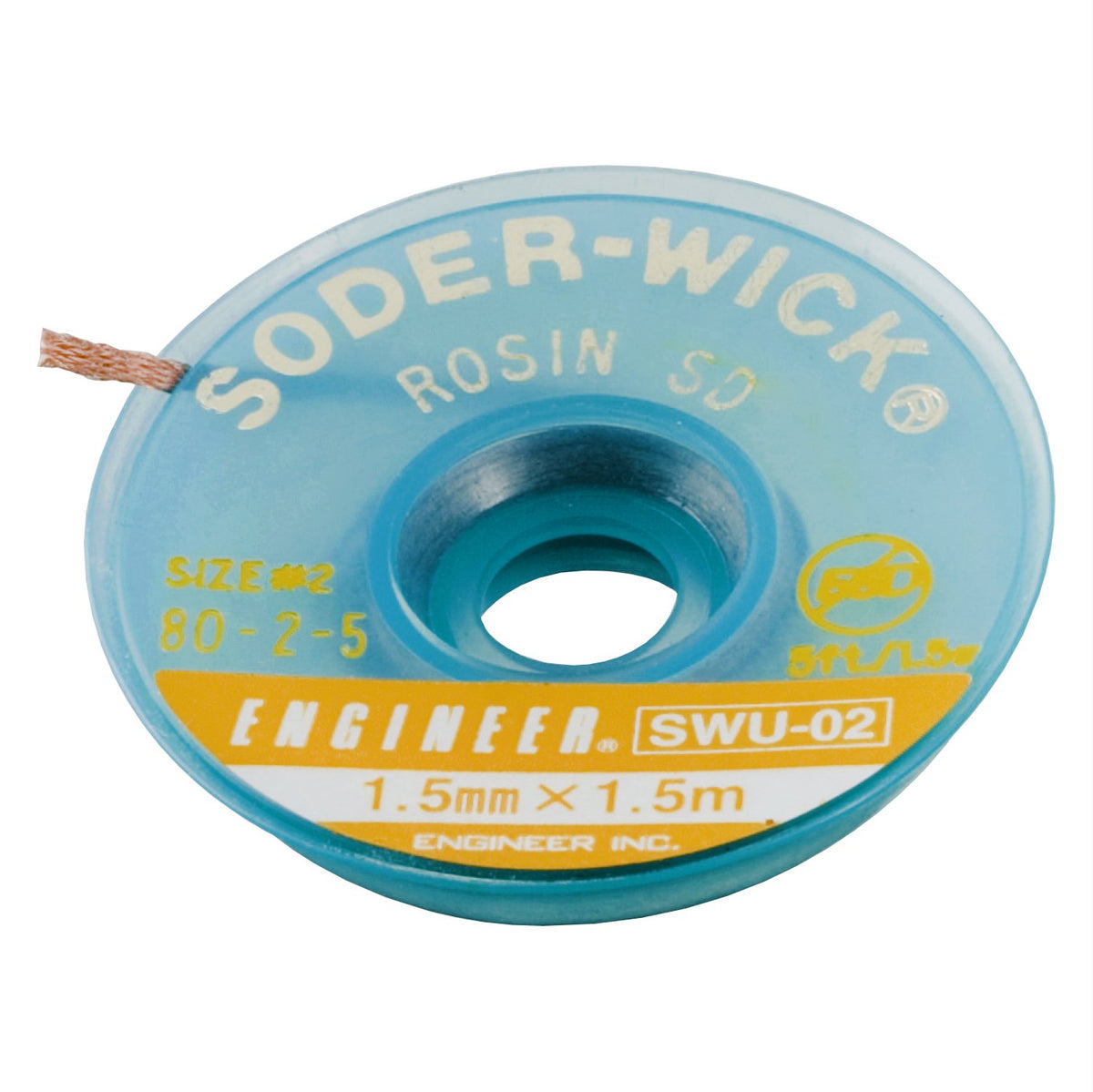 ENGINEER SWU-02 SOLDER-WICK with Copper Wire for Excellent Absorption