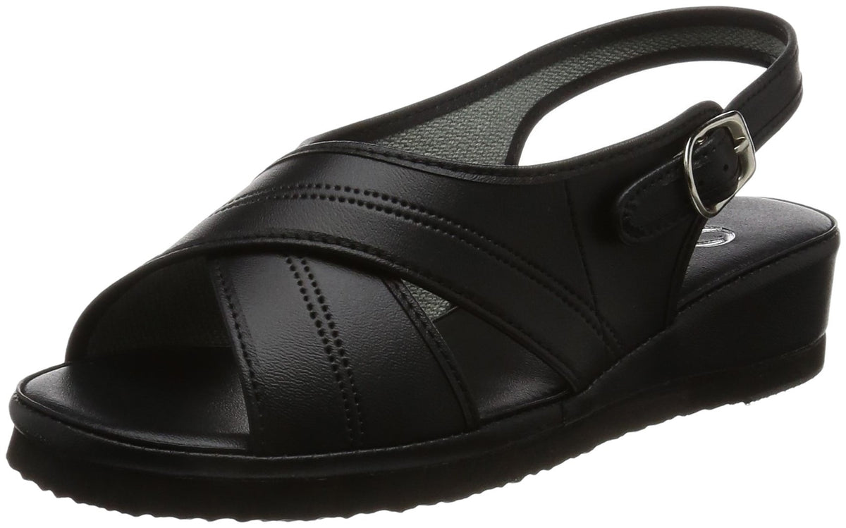 pure walker] Basic Backing Band Sandals PW7602 (Black/L)
