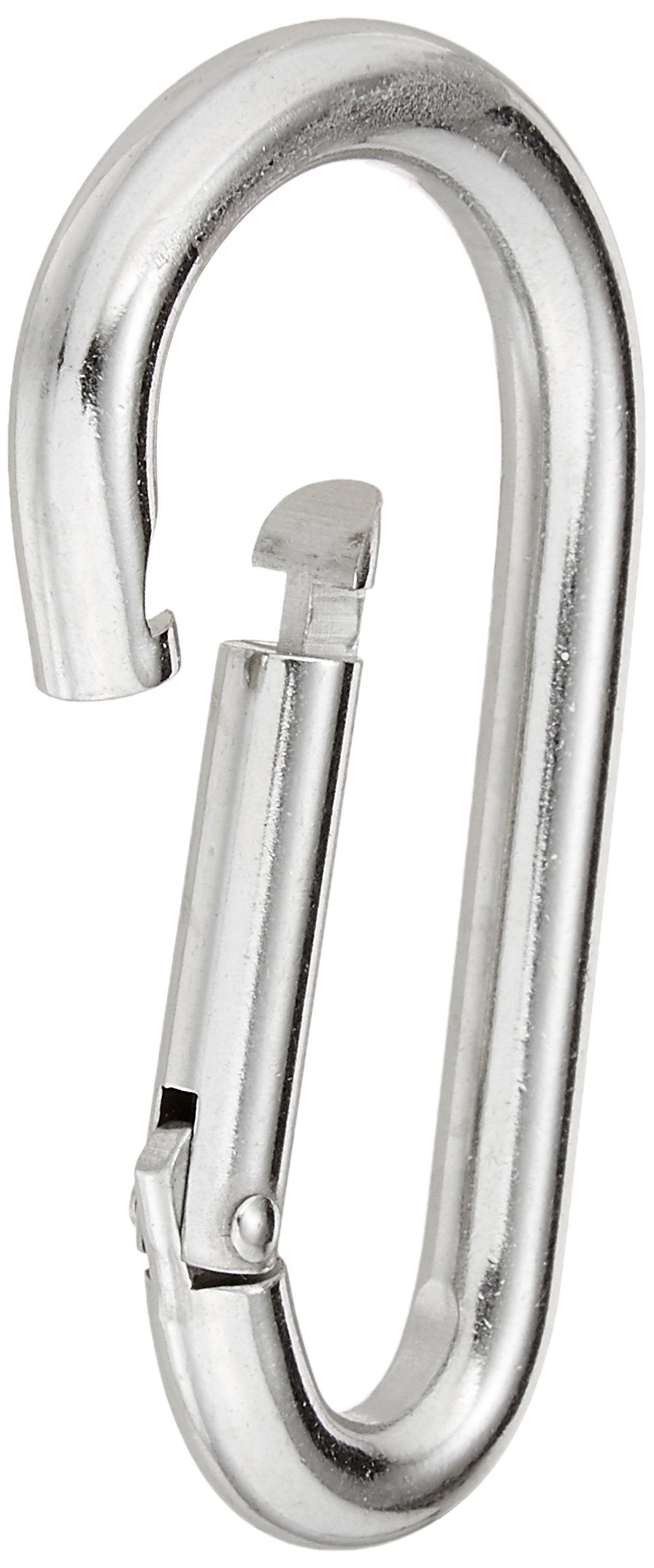 Stainless Steel Hardware Eggplant Shaped Carabiner Ring without 80kgf