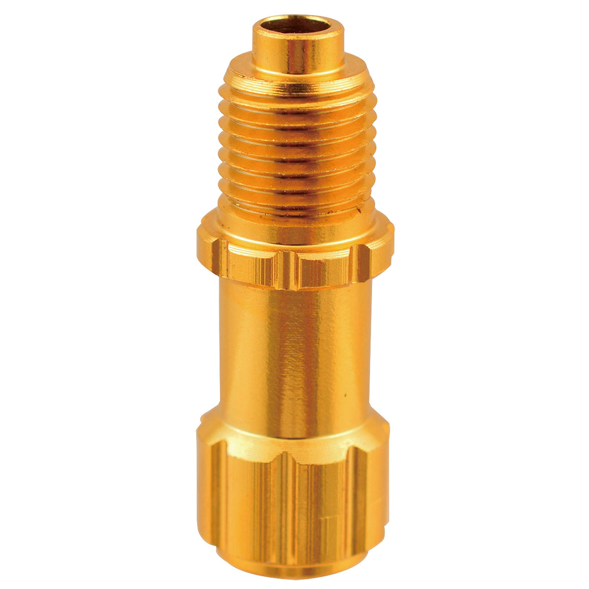 Noguchi 111624 Valve Cap Adapter, Convert Presta Style to English and American Style, Aluminum, Gold, Small