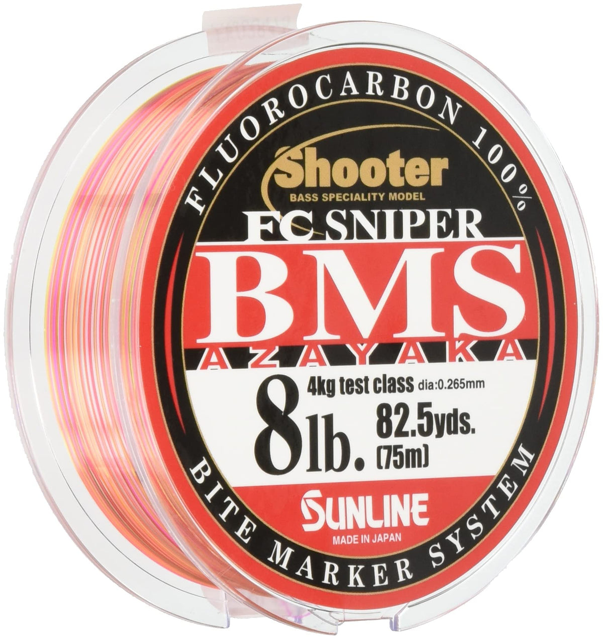 SUNLINE Fluorocarbon Line Shooter FC Sniper BMS AZAYAKA 75m 8lb