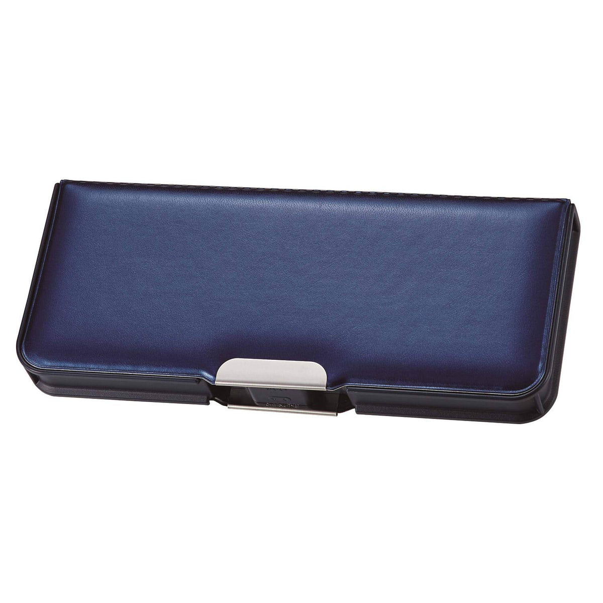 クツワ Kutsuwa CH203NB Pittington Pencil Case, 2-Door, Navy