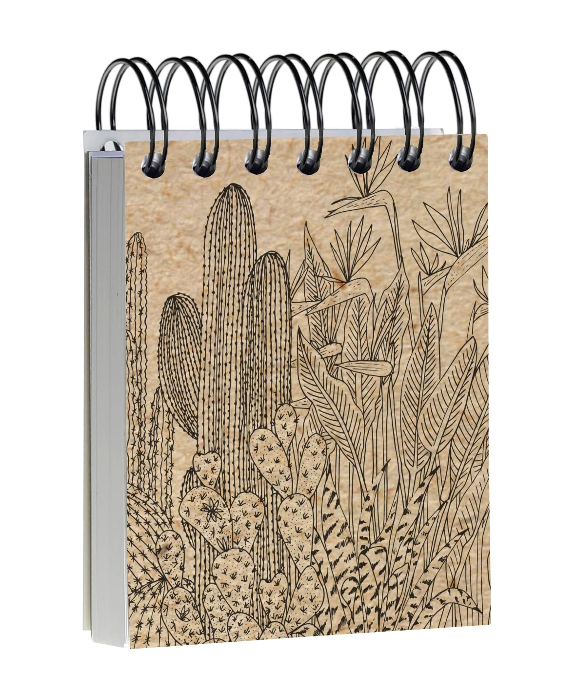 Clairefontaine Cf116044a Notepad, Ring Memo, A 9 x 11, Ivory Paper, 3.0 oz (90 g/m2), 160 Sheets, Plain