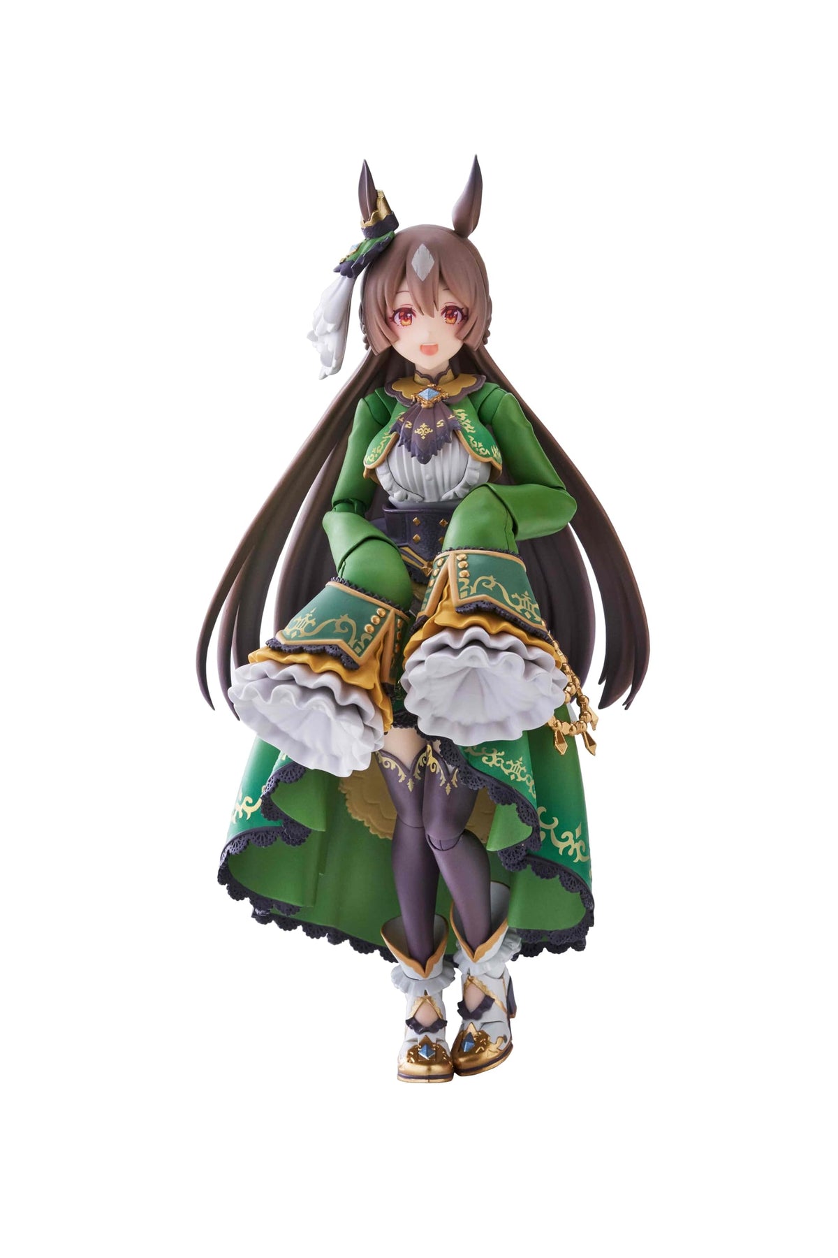 S.H. Figuarts Uma Musume Pretty Derby Satno Diamond, Approx. 5.3 inches (135 mm), PVC & ABS, Pre-Painted Action Figure