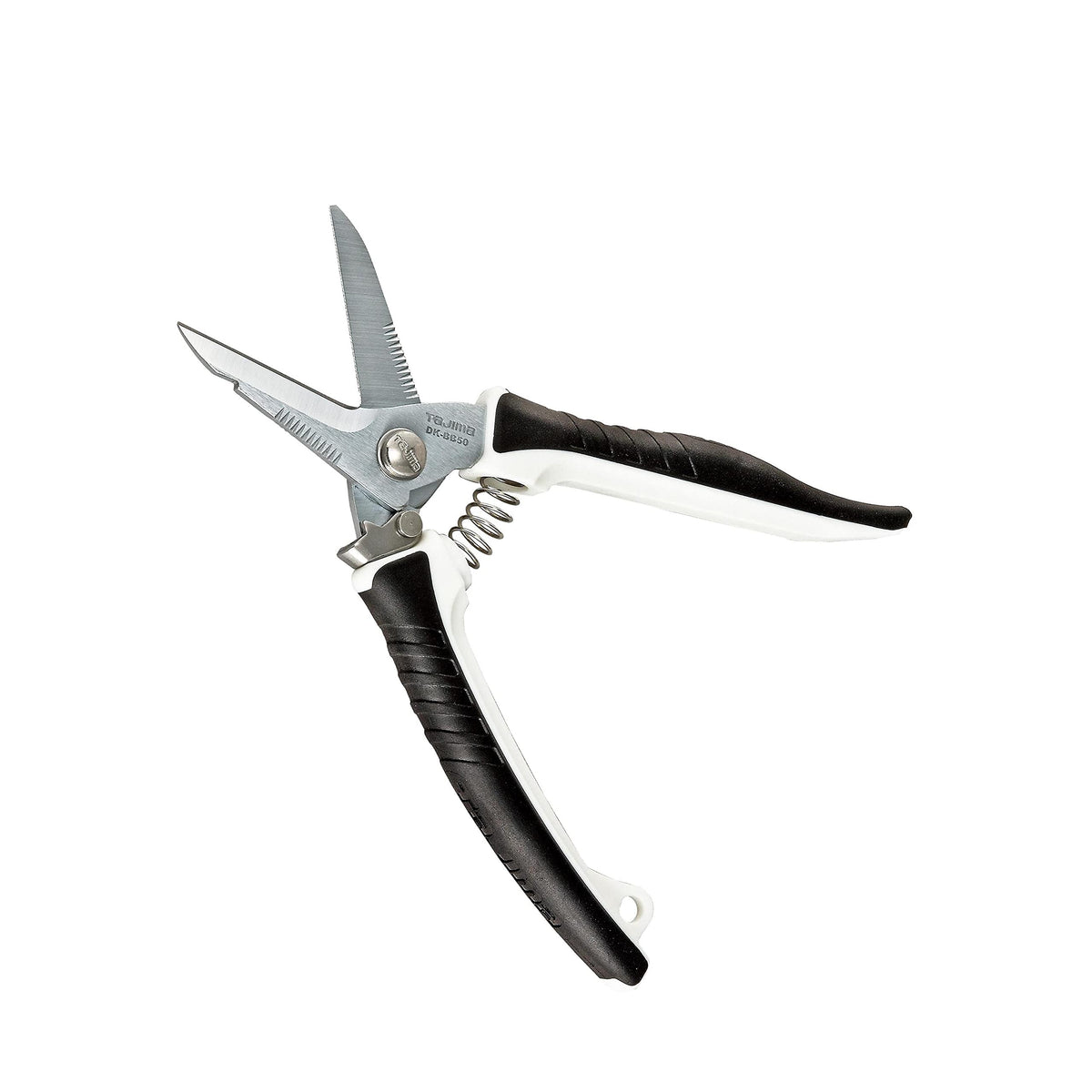 TAJIMA Cable Snips - DK Series Electrician's Tool with Deburring Groove & Elastomer Grips - DK-BB50-T