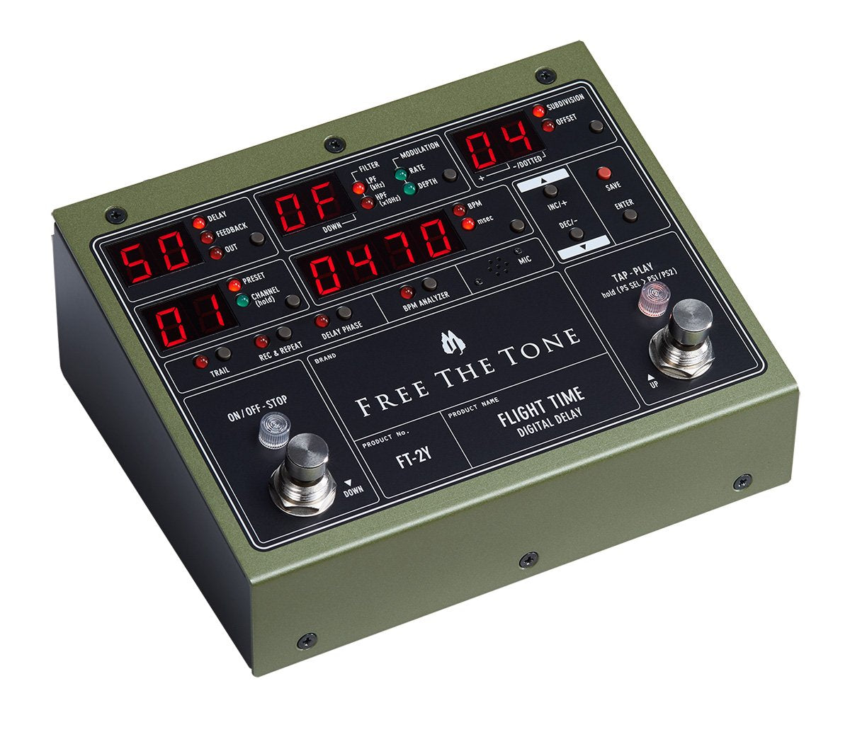 Free the Tone Flight Time FT-2Y Digital Delay Version 2