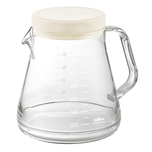 Akebono Sangyo TW-3725 Unbreakable Coffee Server, 25.5 fl oz (750 ml), White, Stroon, 750, Dishwasher Safe, Made in Japan