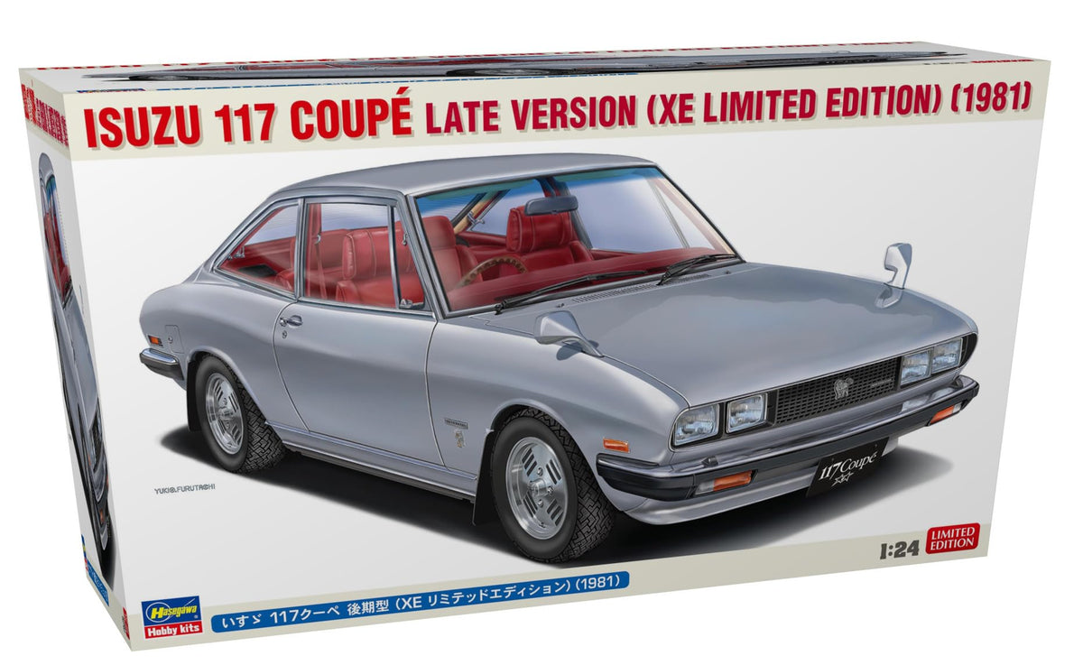 Hasegawa 620790-1/24 Isuzu 117 Coupe 1981 - 1:24 Scale