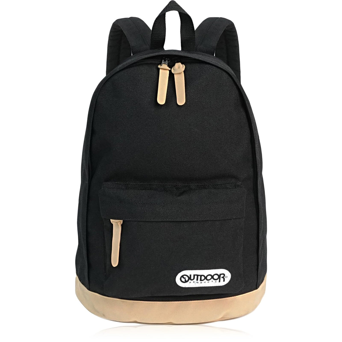 Outdoor Products Classic Nylon Backpack, A4 Storage, PC Storage, Large Capacity, 6.8 gal (22 L), 60.black, One Size
