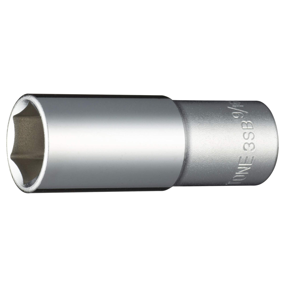 TONE SAE Size 6 Point 3/8" Drive Deep Socket (3SB-18L)