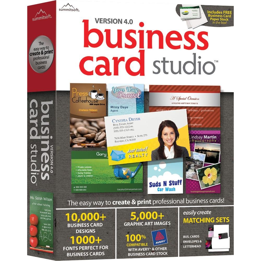 BUSINESS CARD STUDIO 4.0 (WIN XPVISTAWIN 7)