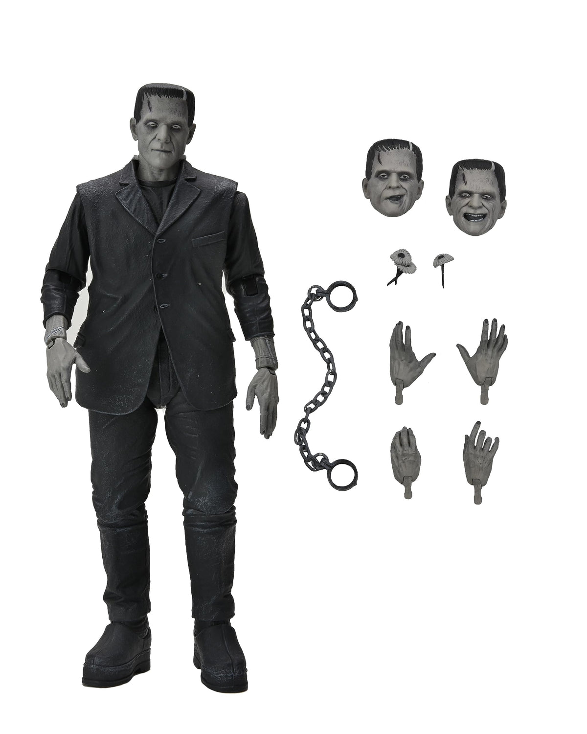 NECA Universal Monsters - Ultimate Frankenstein's Monster (B&W) - 7” Scale Action Figure