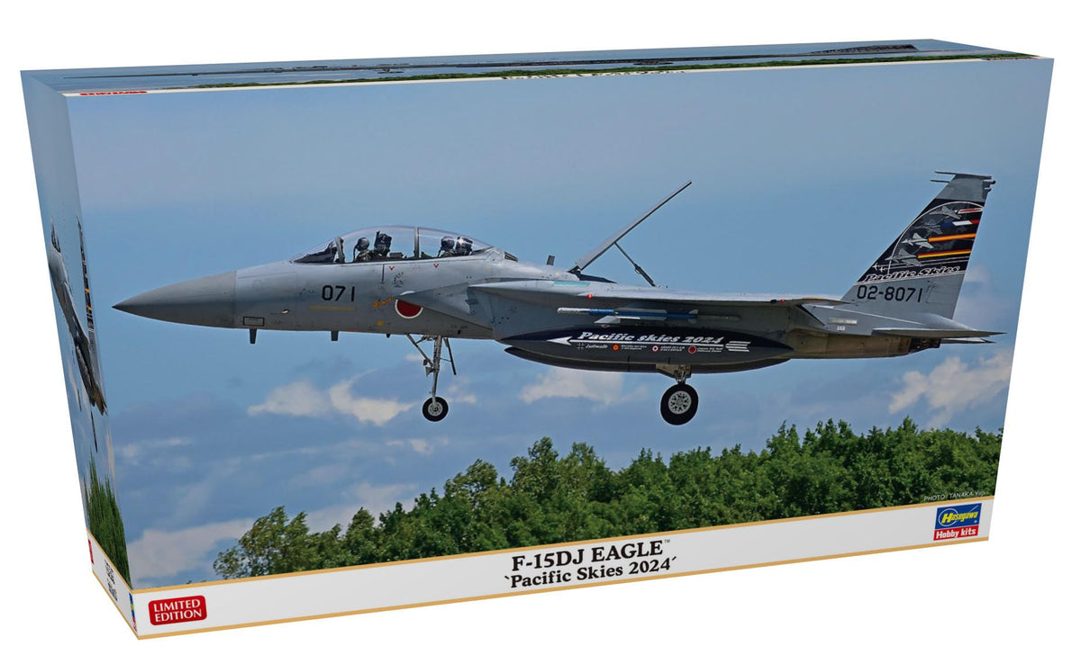 Hasegawa 02484 1/72 Air Self-Defense Force F-15DJ Eagle Pacific Skies 2024 Plastic Model