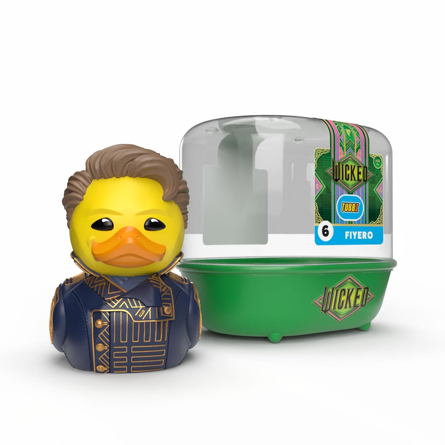 TUBBZ First Edition: Wicked for Good - Prince Fiyero Cosplaying Rubber Duck Vinyl Figure