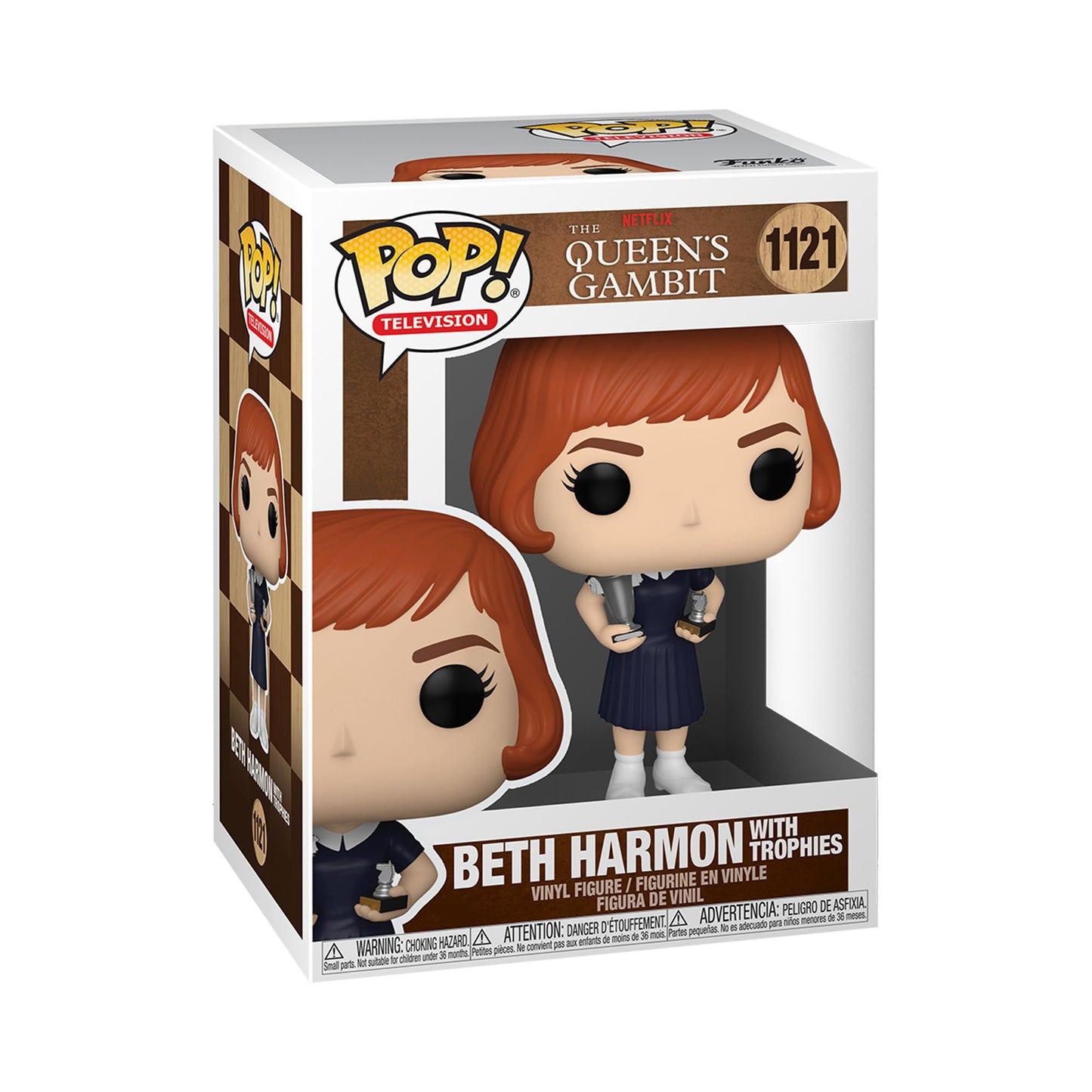 Funko POP! TV: The Queen's Gambit - Beth Harmon with Trophies
