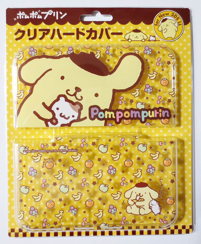 River Island New3DSLL Clear Hard Cover 'PomPomPurin (Fruits)'