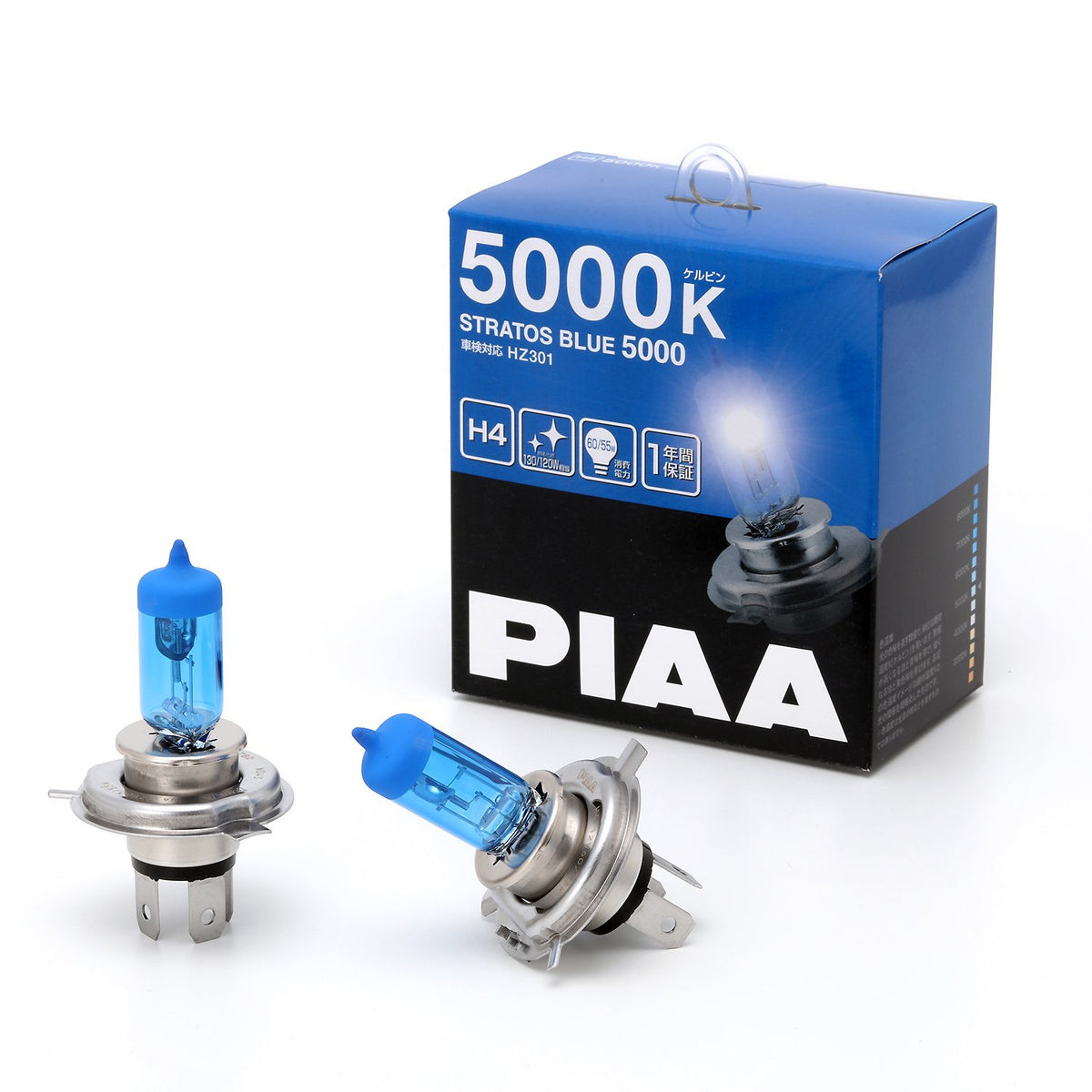 PIAA halogen bulb [Stratos Blue 5000K] H4 12V60 / 55W 2 pieces HZ301