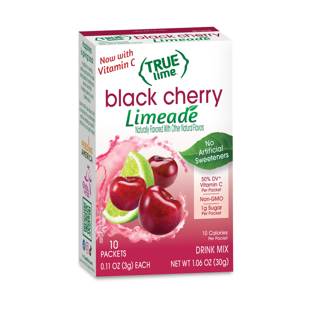 True Citrus Black Cherry Limeade Drink Mix, 1.06 OZ