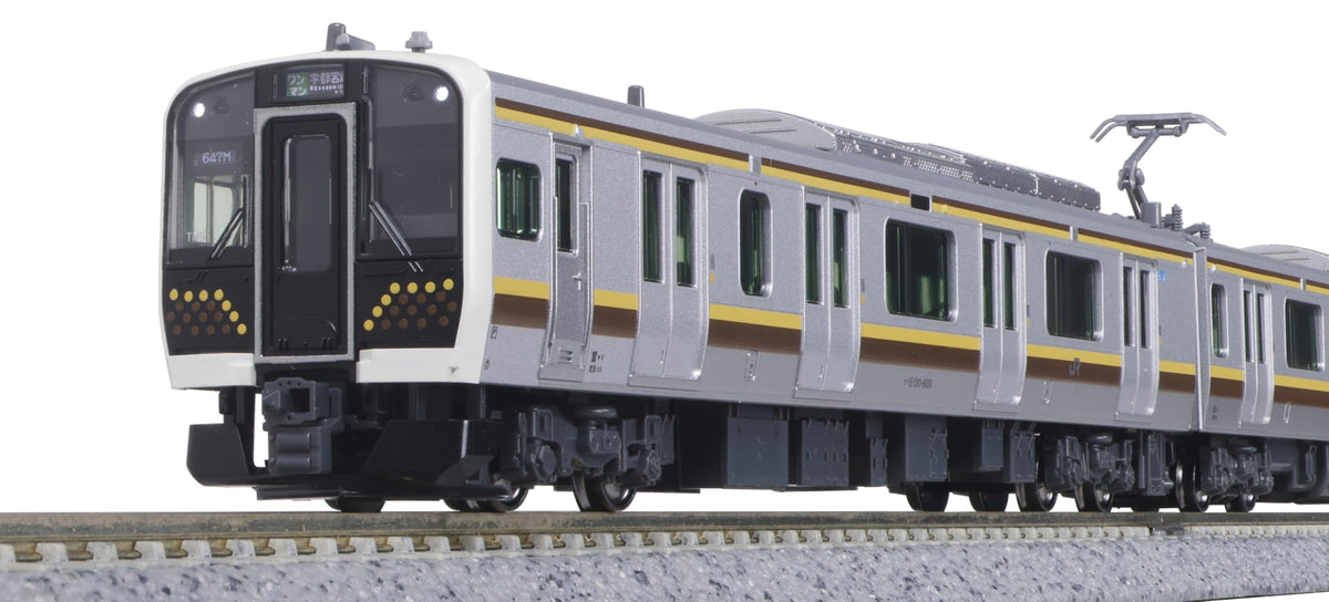 KATO N Gauge E131 Series 600 Series Utsunomiya Line Nikko Line 3 Car Set 10-1947 Train Model Train