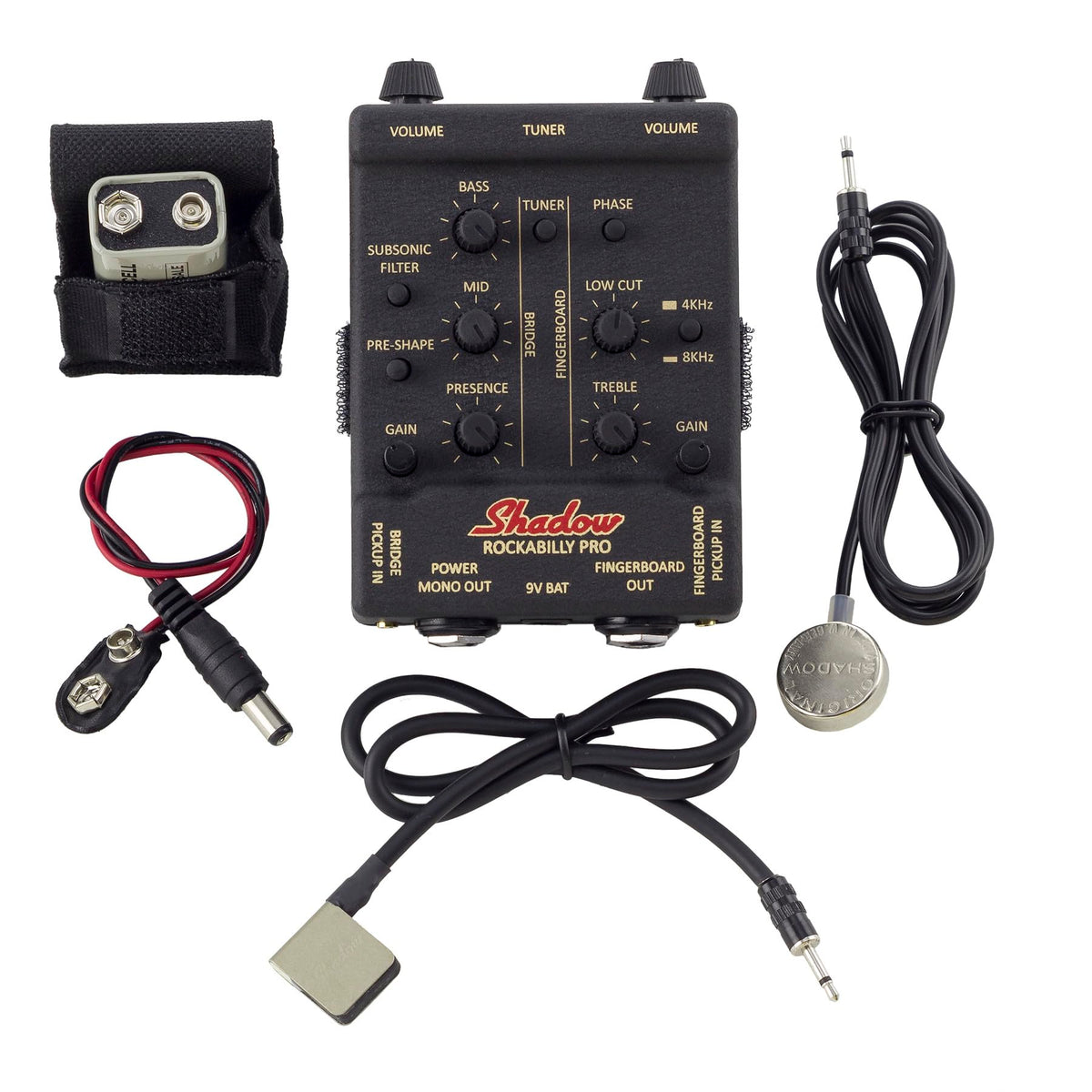 Shadow RB-PRO Rockabilly Pro Upright Bass Pickup & Preamp