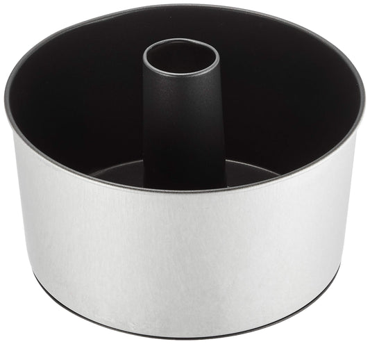 Endoshoji WSH03023 Professional Chiffon Cake Pan, Removable Bottom, 9.1 inches (23 cm), 2 Coats of Fluorine Resin, Ulster Strong Coat, Made in Japan, Black
