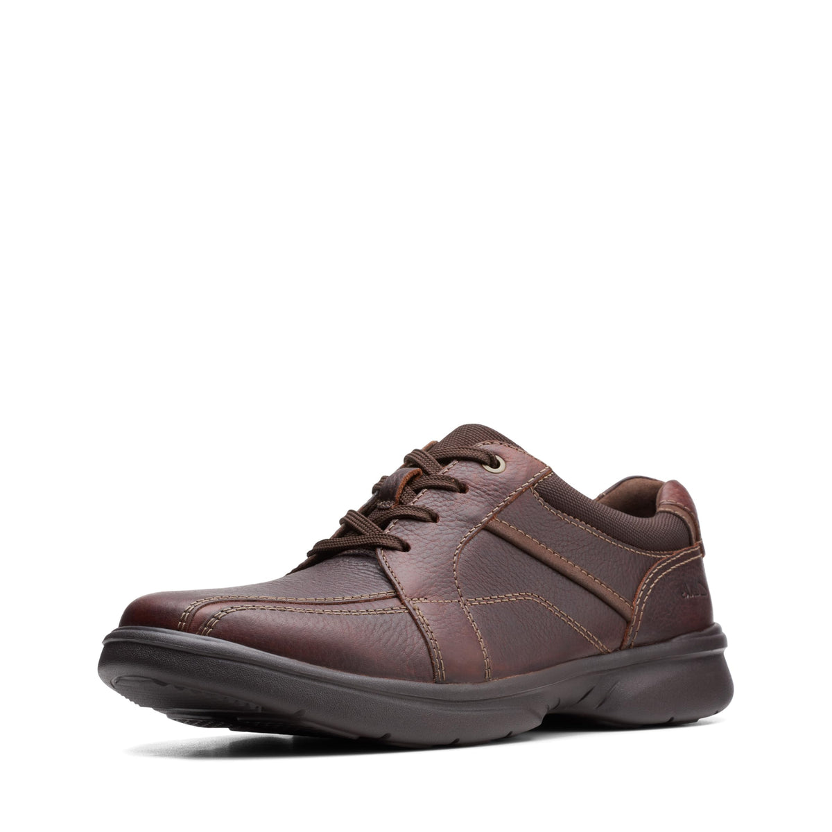 Clarks Men's Bradley Walk Oxford, Brown Tumbled Leather, 10