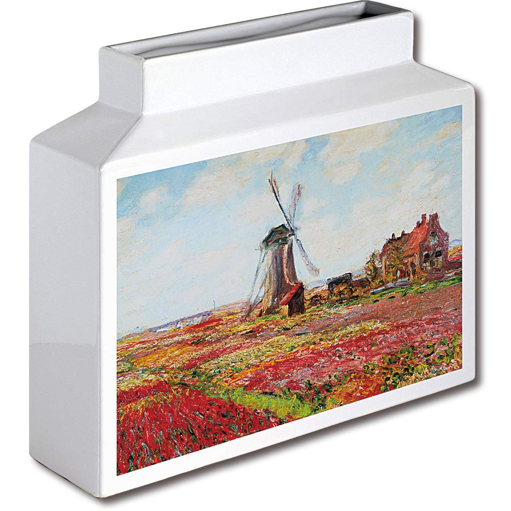 Eupower Museum Art Flower Base Monet Champ de tulipes MV-04008 (M Size M and Horizontal)