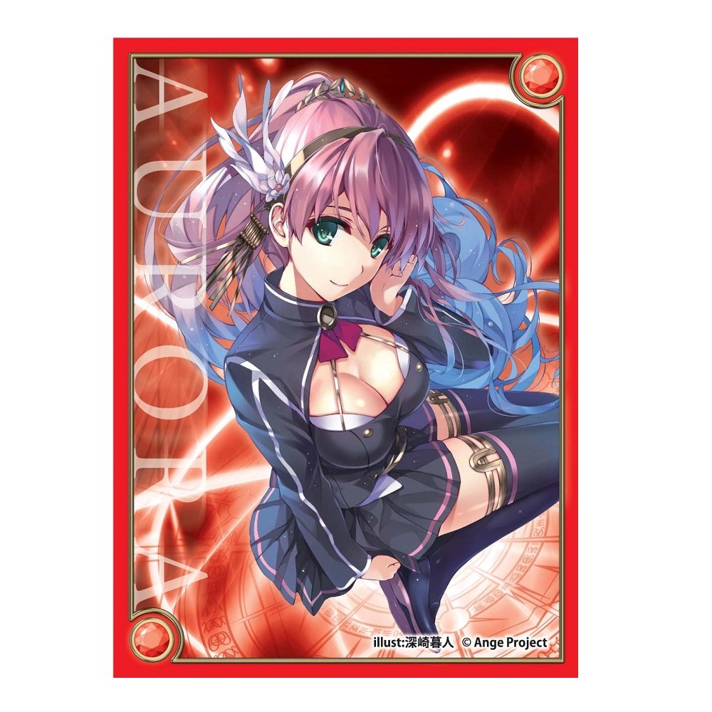 Aurora Ver.2 Ange Vierge Card Game Character Sleeves Collection Vol.5 Volume SC-20 Red World Anime Girl Illust. Misaki Kurehito