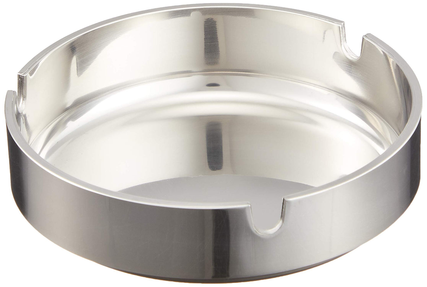 Endo Shoji PZL04 Commercial Stainless Steel Zero Ashtray with Rest, No. 03, 18-8 Stainless Steel, Made in Japan
